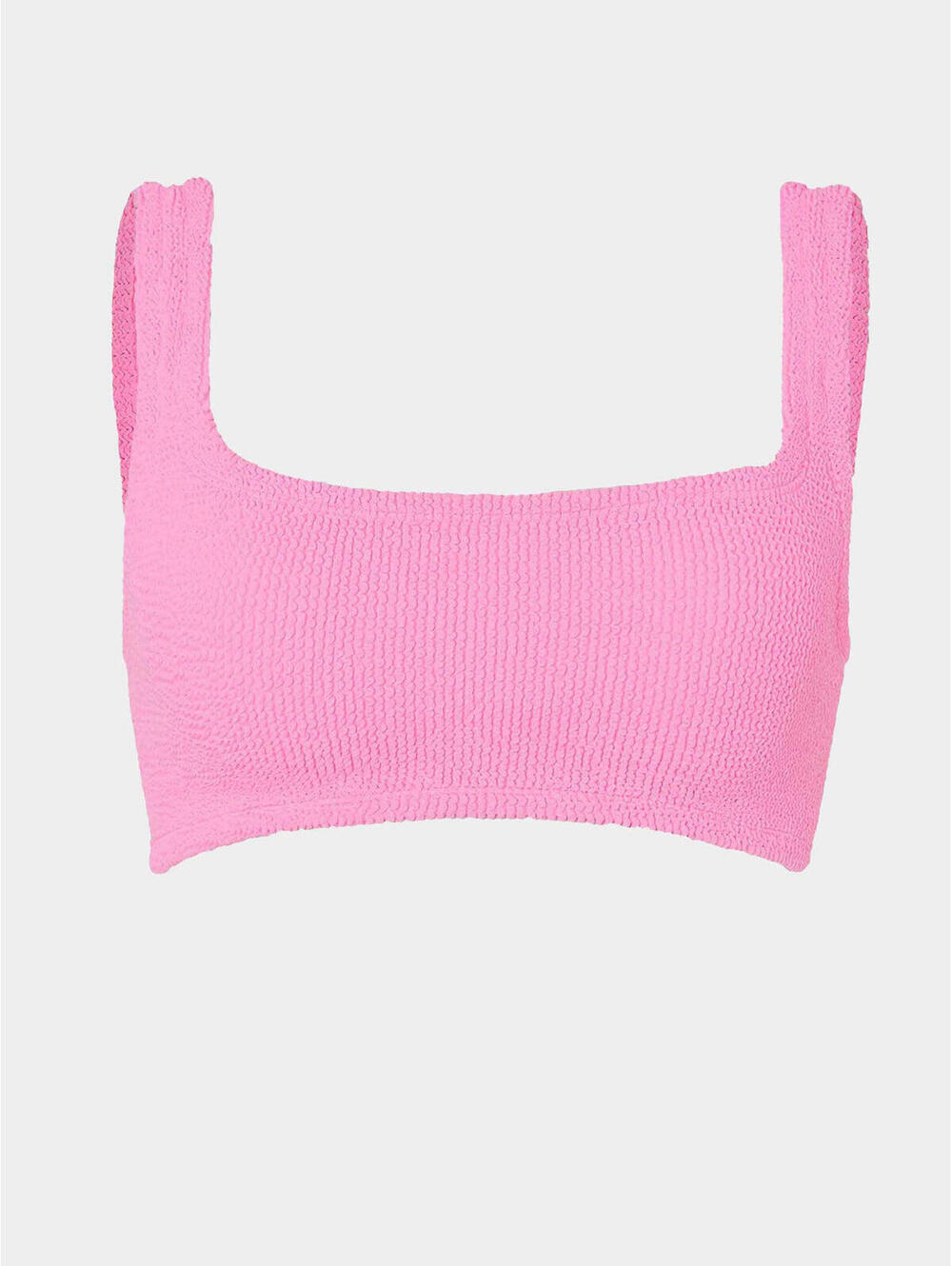 Hunza G Xandra Bikini Top in Bubblegum